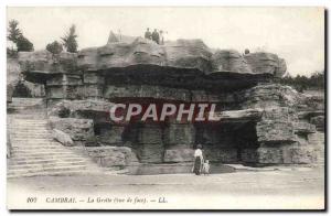 Old Postcard Cambrai Cave