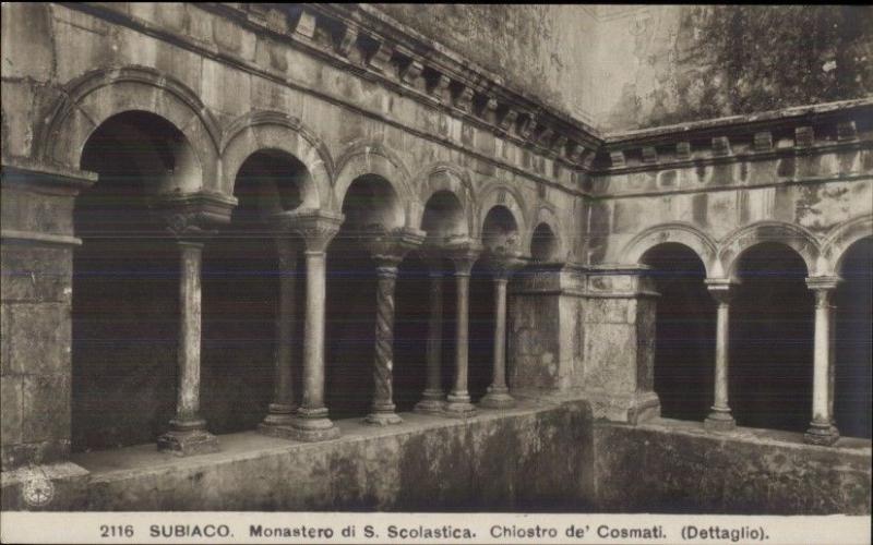 Subiaco Italy c1910 Real Photo Postcard #2