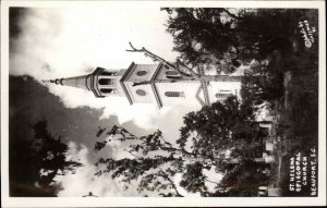 Beaufort South Carolina SC Episcopal Church Real Photo Vintage Postcard