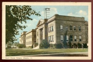 h2530 - CALGARY Alberta Postcard 1948 Court House