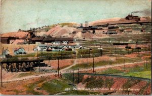 Portland and Independence Mines Victor CO Vintage Postcard Standard View Card 