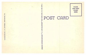 Postcard GARDEN SCENE Harrisburg Pennsylvania PA AQ6516