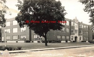 IA, Waverly, Iowa, RPPC, High School Building, LL Cook Photo No A-17