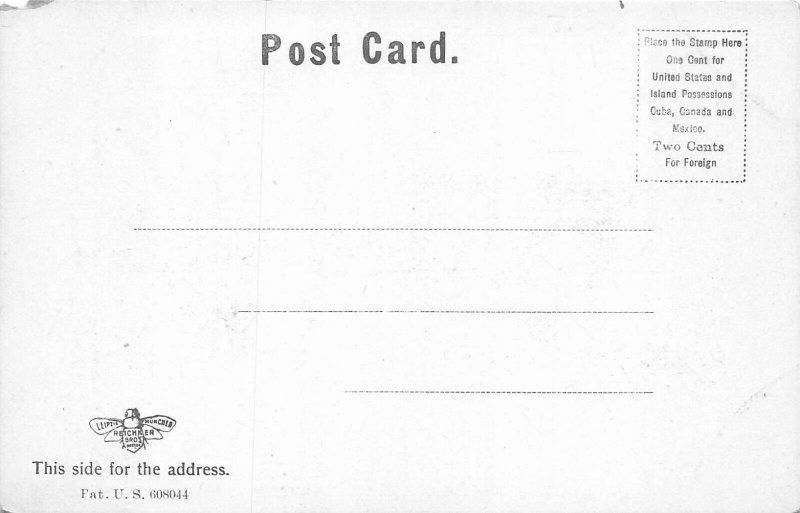 Boston MA Bunker Hill Monument Reichner Bros. Copper Windows Postcard