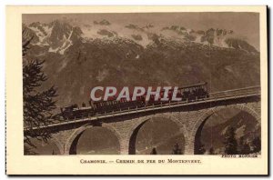 Old Postcard Chamonix Railway Montenvert