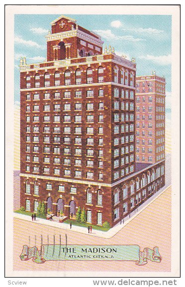 The Madison Hotel, Atlantic City, New Jersey, 1930 PU