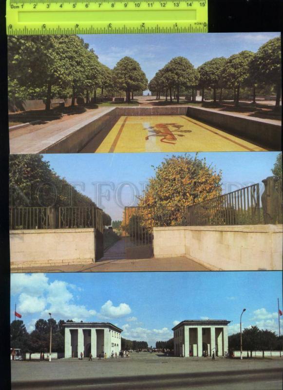 169010 USSR Russia LENINGRAD Memorial Cemetery SET 16 Cards