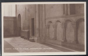 Kent Postcard - North Aisle of Choir Canterbury Cathedral   RS11452