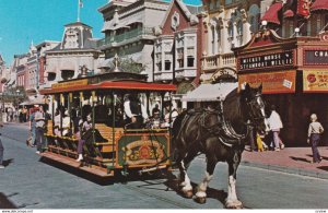 DISNEYWORLD, 1970's; Reliving The Good Old Days, Visitor Board A Horse-Draw...