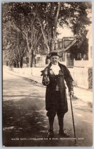 Vtg Provincetown Massachusetts MA Walter Smith Town Crier For 30 Years Postcard