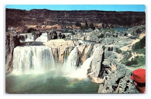 Postcard Shoshone Falls Idaho Snake River Canyon c1963 Postmark
