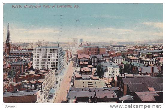 Bird's-eye view of Louisville, Kentucky,PU-1913