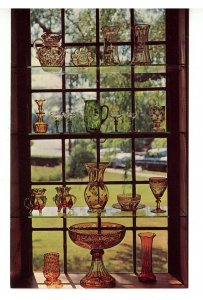 MA - Cape Cod, Sandwich. Sandwich Glass Museum, Amber & Green Window