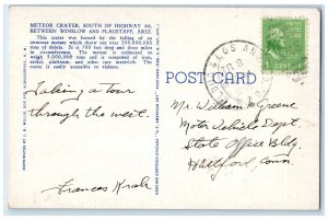 1940 Meteor Garden Between Flagstaff And Winslow Arizona AZ Vintage Postcard 