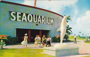 Entrance To Main Building Seaquarium Miami Florida 1963
