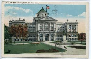 Court House Toledo Ohio 1928 postcard