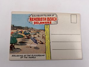 Accordian Postcard Rehoboth Beach Delaware