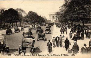 CPA PARIS 16e Avenue du Bois de Boulogne Arc de Triomphe de l'Etoile (324994)