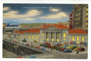 GA - Atlanta. Union Railroad Station   (crease)