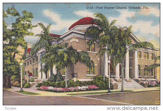 First Baptist Church, Orlando, Florida, 1930-1940s