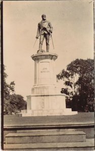 PC DELHI STATUE OF JOHN NICHOLSON INDIA REAL PHOTO (a24681)