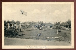 h2534 - RIVIERE DU LOUP Quebec Postcard 1930s Twin Cabins