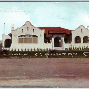 c1900s Glendale, Calif Country Club Benham Indian Trading Neuner PC Cali CA A215