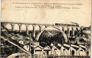 CPA Chemins de Fer du Centre - Ligne de St-ÉTIENNE a BOURG-ARGENTAL (294156)