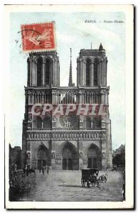 Postcard Old Paris Notre Dame