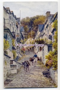 ar0613 - The High Street in Clovelly - Artist - A.R.Quinton - Postcard No.*2364