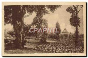 Old Postcard Avranches Jardin Des Plantes