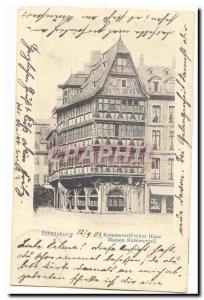 Old Postcard Strassburg Haus Kammerzell Maison Kammerzell Sches