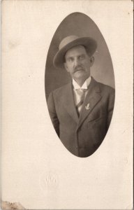 RPPC Handsome  Dapper Older Gentleman to Ella Kiger Portland OR Postcard F26