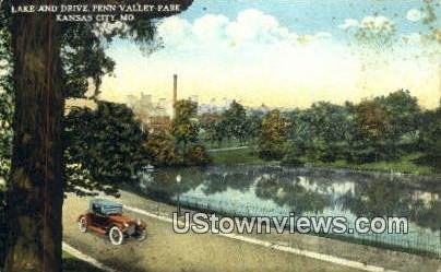 Lake, Penn Valley Park in Kansas City, Missouri