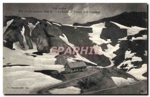 Old Postcard Col du Galibier Road Tunnel and the Blockhaus