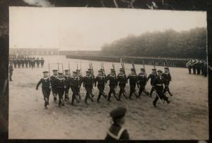 Mint Germany Real Picture Postcard RPPC Our Navy Kaiserliche Marine Parade WW1