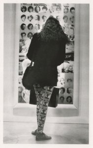 Hollywood USA Montage Actress Art Show Warhol Trousers Photo Postcard