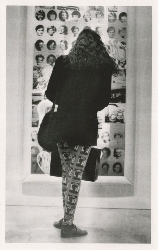 Hollywood USA Montage Actress Art Show Warhol Trousers Photo Postcard