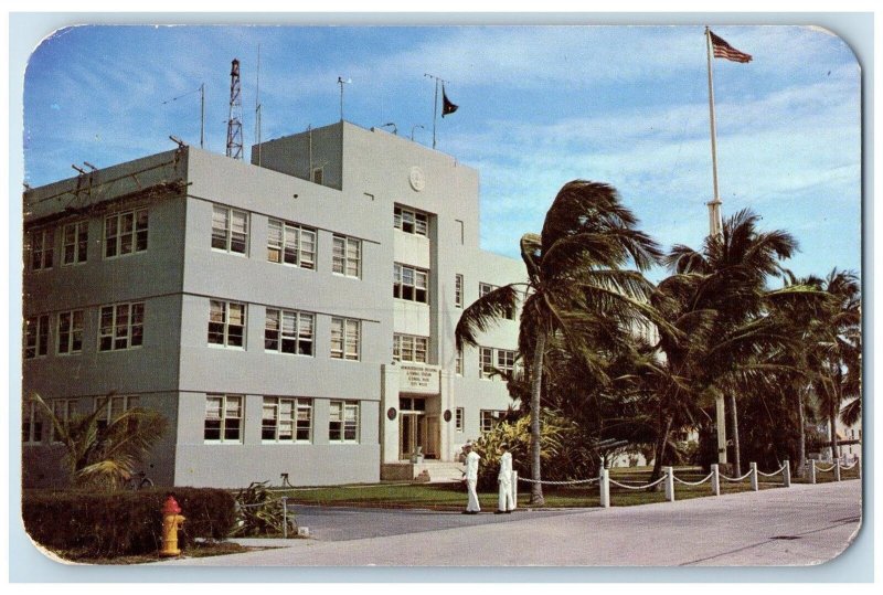 1951 Administration Building At US Naval Base View Key West Florida FL Postcard