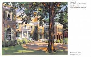 Home of Franklin D Roosevelt Hyde Park, New York Postcard