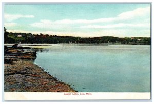 c1910 Scene at Laurel Lake Lee Massachusetts MA Antique Unposted Postcard