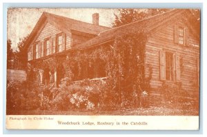 c1910's Woodchuck Lodge Roxbury In The Catskills NY Unposted Antique Postcard