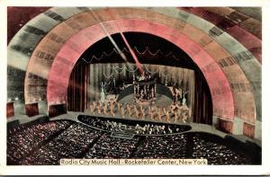 New York City Rockefeller Center Radio City Music Hall 1943