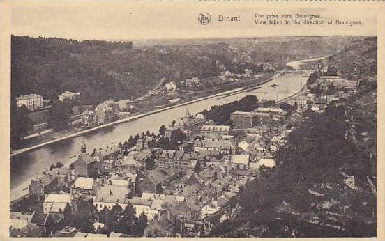 Belgium Dinant Vue prise vers Bouvignes