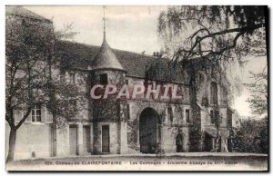 Old Postcard Chateau De Clairefontaine The Common Former Abbey of the 12th