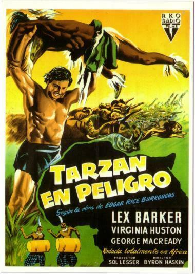 Postcard of Tarzan's Peril Movie Spanish