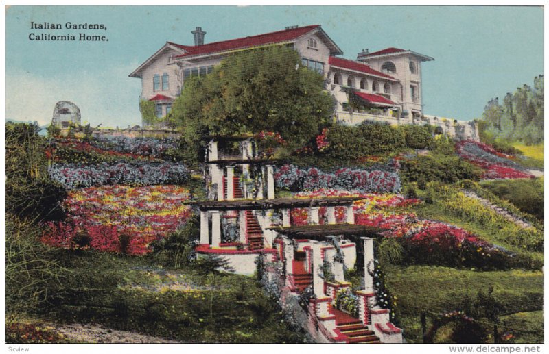 Italian Gardens, California Home, 00-10s