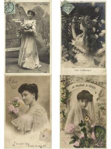 MODE FASHION, GLAMOUR, WEDDING DRESSES ROBE DE MARIÉE 28 REAL PHOTO CP (L3423)
