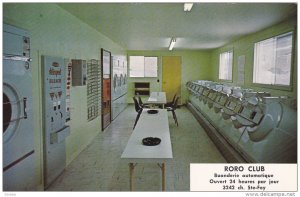 Laundry Mat Interior , Roro Club, Centre d'Achats de la Colline , Quebec , Ca...