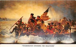 Washington Crossing the Delaware Unused 